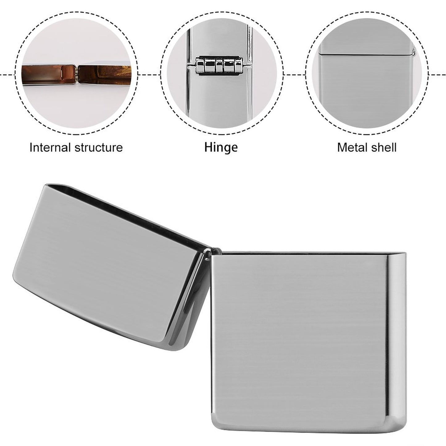 Lighter Box with Dual-sided Printing