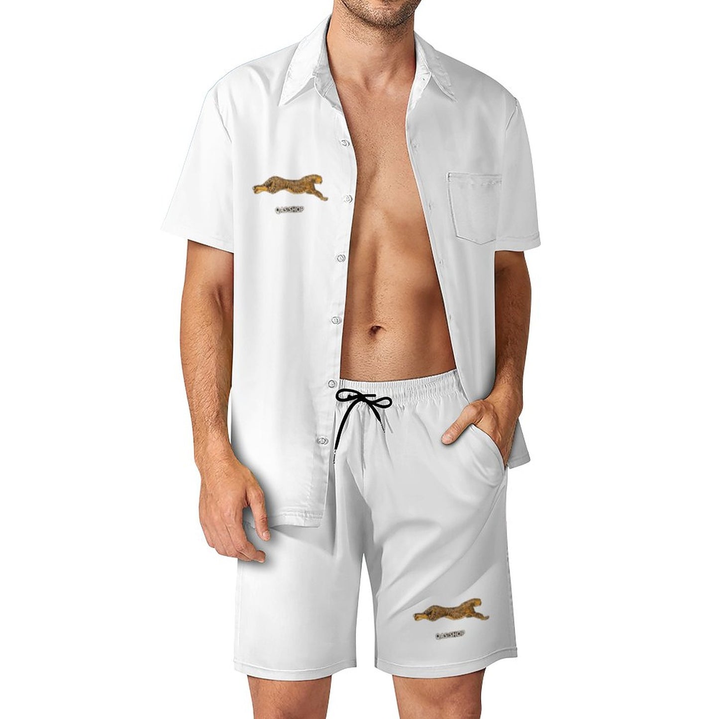 Hawaiian Print Suits for Men (All-Over Printing)